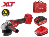 Аккумуляторная бесщеточная болгарка WORTEX CAG 1812 S ALL1 XLT SET