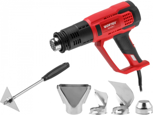 Термовоздуходувка WORTEX HG 6122 T в кор. + набор сопл Термовоздуходувка WORTEX HG 6122 T в кор. + набор сопл