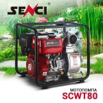 Мотопомпа для сильно загрязненной воды/ила/канализационных стоков SENCI SCWT80