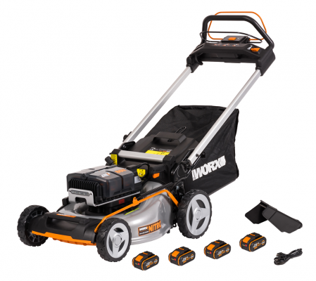 Аккумуляторная самоходная газонокосилка WORX WG761E 80В