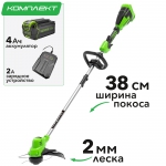 Аккумуляторный триммер Greenworks GD40LTK4 (2112207UB)