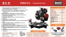 Пила торцовочная PIT PMS210-C