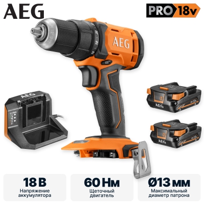 Шуруповерт AEG BS18G4-202C