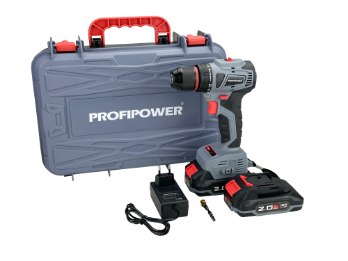 Аккумуляторный шуруповерт бесщеточный Profipower MKBL-20B