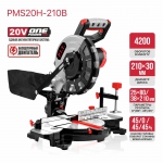 Пила торцовочная аккумуляторная бесщеточная PIT PMS20H-210B