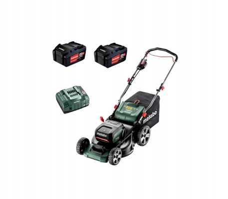 Аккумуляторная газонокосилка Metabo RM 36-18 LTX BL 46 2x 5.2 Ач ASC 55 T0524