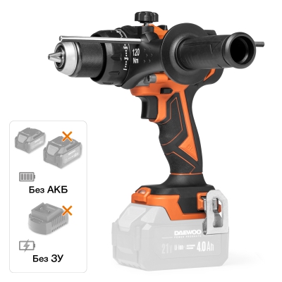 Дрель-шуруповерт ударная аккумуляторная DAEWOO DAA 6521Li