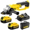 Угловая аккумуляторная шлифмашина DeWALT DCG412M2