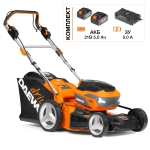 Газонокосилка аккумуляторная самоходная DAEWOO DLM 5042Li-S SET