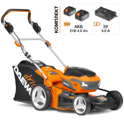 Газонокосилка аккумуляторная DAEWOO DLM 5042Li SET Газонокосилка аккумуляторная DAEWOO DLM 5042Li SET