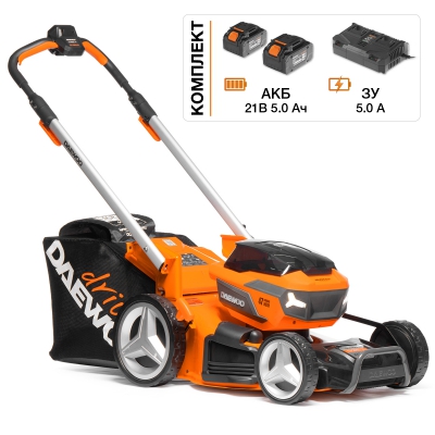 Газонокосилка аккумуляторная самоходная DAEWOO DLM 5042Li-SV SET