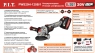 Аккумуляторная бесщеточная болгарка P.I.T. PWS20H-125B/1