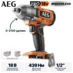 Гайковерт аккумуляторный AEG BSS18C12ZC-0 (без батареи)