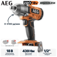 Гайковерт аккумуляторный AEG BSS18C12ZC-0 (без батареи)