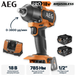 Гайковерт аккумуляторный AEG BSS18MTF12BL-402C