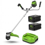 Аккумуляторный триммер GreenWorks GD60BCB в компл. АКБ 5А/ч х 2 + ЗУ