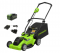 Аккумуляторная газонокосилка Greenworks GD40LM16XK4