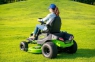 Садовый трактор аккумуляторный Greenworks GC82LT107, 82v, 107 см