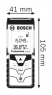 Дальномер лазерный Bosch GLM 40