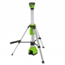 Мачта светодиодная осветительная аккумуляторная 2-в-1 Greenworks G120WLS 24В (3401107)