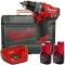 Шуруповерт ударный беcщеточный MILWAUKEE M12 FUEL FPD-202X