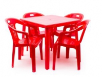 Набор мебели пластиковой Луч красный