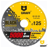 Алмазный диск GRAFF Black по металлу 125хх22,23 мм