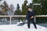 Лопата снеговая FISKARS Solid с алюминиевым черенком (123456)