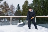 Лопата-скрепер для снега FISKARS Solid (1052526)