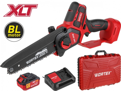 Аккумуляторная мини-пила WORTEX CEC 2018 в чем. ALL1 XLT SET