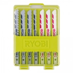 Набор пилок для лобзика RYOBI RAK10JSB (10 шт.)