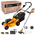 Газонокосилка аккумуляторная и триммер DEKO (DKLM40V, DKTR21) 081-2035
