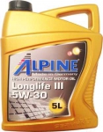 Моторное масло Alpine Longlife lll 5W-30