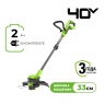 Аккумуляторный триммер Greenworks G40LT331K2 40В (в комплекте АКБ + ЗУ)