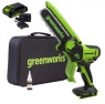 Аккумуляторная цепная мини-пила Greenworks CS2410AUA