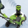 Аккумуляторный снегоуборщик Greenworks GD40ST40 2603607, без АКБ и ЗУ