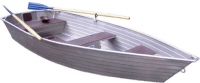Лодка Вельбот алюминивая (моторно-гребная) Wellboat 37 