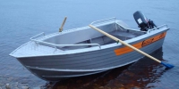 Лодка Вельбот алюминивая (моторно-гребная) Wellboat 42