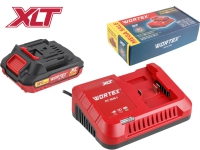 Набор аккумулятор 2 А*ч и зарядное устройство 1х2 А WORTEX ALL1 XLT 2329017